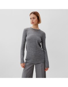 Джемпер (лонгслив) женский : Knitwear collection цвет серый,р-р 50 Minaku