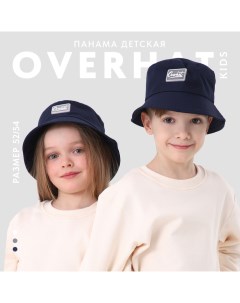 Панама детская для мальчика, цвет темно-синий, р-р 52-54 Overhat kids