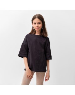 Футболка детская :Basic line kids цвет графитовый, рост 104 Minaku