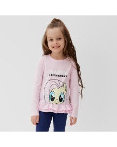 Футболка с длинным рукавом "Happy together", My Little Pony, рост 122-128 Kaftan