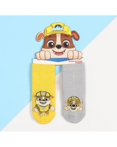 Набор носков "Крепыш" PAW PATROL, 2 пары, 14-16 см Kaftan