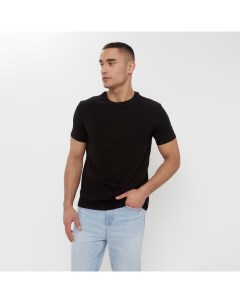 Футболка мужская SLIM FIT: цвет чёрный, р-р 42 Minaku