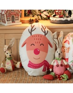 Подушка новогодняя декоративная "" Christmas deer 28*37 см Этель