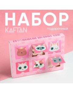 Подарочный набор адвент "Cats": носки (р-р 14-16) и аксессуары Kaftan