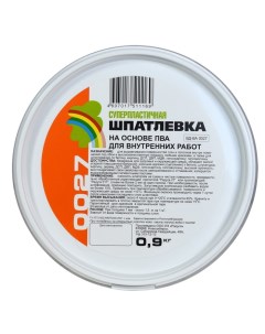 Шпатлевка на основе ПВА "Радуга 0027" 0,9 кг Лз радуга