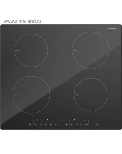 Варочная поверхность PEI305 B, индукционная, 4 конфорки, сенсор, чёрная Darina