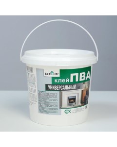 Клей ПВА универсальный 1 кг Ecolux