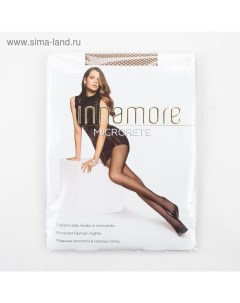 Колготки женские Microrete Collant, сетка, цвет daino (загар), размер 3 Innamore