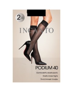 Гольфы Podium 40 ден (2 пары), цвет чёрный (nero) Incanto