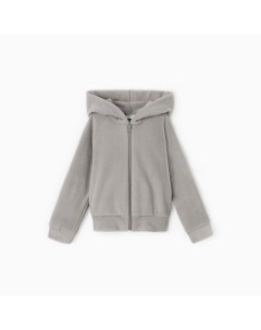 Толстовка детская : Fleece Soft, цвет серый, рост 104 см Minaku