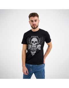 Футболка мужская Skull р. 54, черный Kaftan