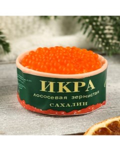 Фигурное мыло "Баночка икры" 85гр Мыльные штучки