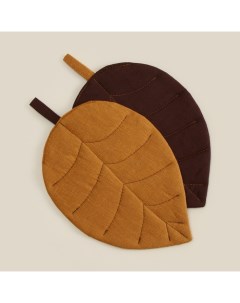 Прихватка для кухни осенняя SL HOME "Kitchen autumn" 18х27см, 100% лён, синтепон, 200г/м2 Sima-land home