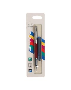 Ручка перьевая JOTTER ORIGINALS RED1.0мм,+ 2 стержня (син и черн) блистер 2096872 Parker