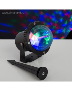 Ночник проектор «Хрустальный шар», IP65, свечение RGB, 12 В Luazon lighting