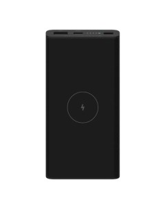 Внешний аккумулятор Xiaomi Mi 10W Wireless (BHR5460GL), USB/USB-C, 3 А, 10000 мАч, черный