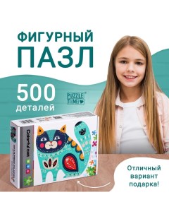 Фигурный пазл «Сказочный кот», 500 деталей Puzzle time