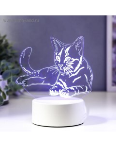 Светильник "Кошечка" LED RGB от сети Risalux