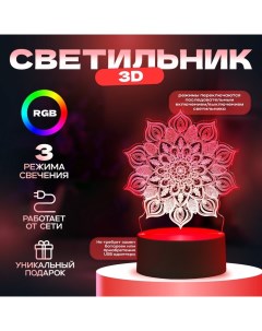 Светильник "Сандала" LED RGB от сети 9,5х12,5х17 см Risalux