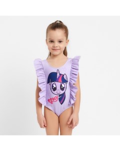 Купальник детский "Искорка", My Little Pony, рост 122, лиловый Hasbro