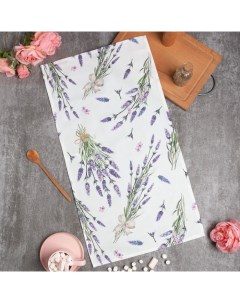 Полотенце "" Lavender (вид 2) 40х73 см, 100% хл, саржа 190 гр/м2 Этель