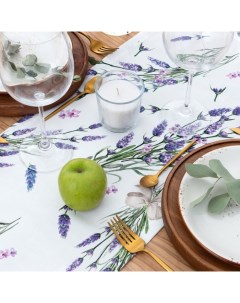 Дорожка на стол "" Lavender 30х70 см, 100% хлопок, саржа 190 г/м2 Этель