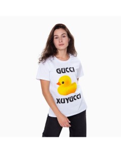 Футболка женская GUCCI XUYUCCI, цвет белый, размер 48 Tusi