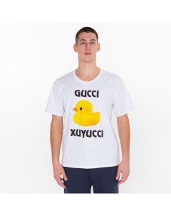 Футболка мужская GUCCI XUYUCCI, цвет белый, размер 54 Tusi