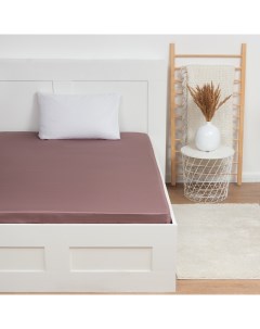 Простыня на резинке Twilight Mauve 160х200х25 см, 100% хлопок, мако-сатин, 114г/м2 Этель