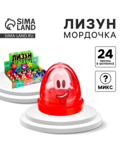 Лизун - слайм «Мордочка», цвета МИКС Funny toys