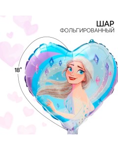 Шар воздушный "Эльза", 16 дюйм, фольгированный, Холодное сердце Disney