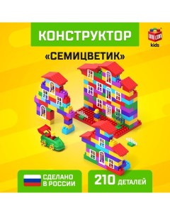 Конструктор №10 «Семицветик», 210 деталей Соломон