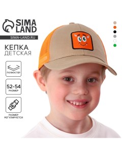 Кепка детская для мальчика "Монстрик", р-р 52-54, 5-7 лет Overhat kids