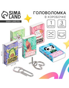 Головоломка «Прокачай мозги» металл, МИКС Puzzle