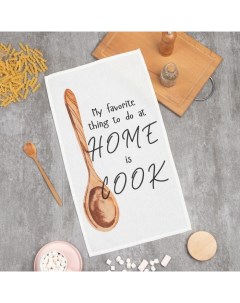 Полотенце "" Home cook 35х60 см, 100% хлопок, вафля 160 г/м2 Доляна