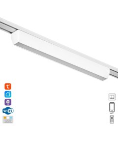 Светильник трековый SLIM "Линия-33" LED 18Вт 3000K-6000К 48V CRI90 белый 3,2х3,8х33,8см Bayerlux