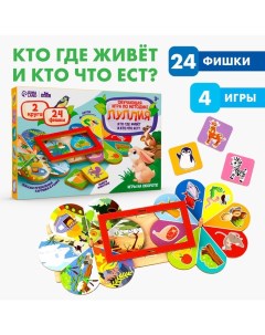 Развивающая игра для детей «Кто где живёт и кто что ест» по методике Луллия Лесная мастерская