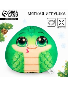 Мягкая игрушка «Змея», зеленая Milo toys