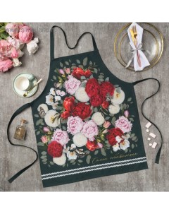 Фартук Flowers 60х70 см, 100% хл, саржа 190 г/м2 Этель