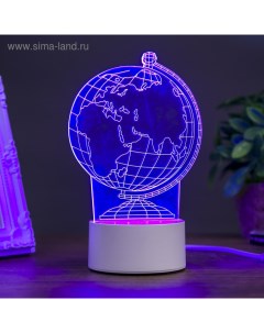 Светильник "Глобус" LED RGB от сети 9,5x11x18 см Risalux