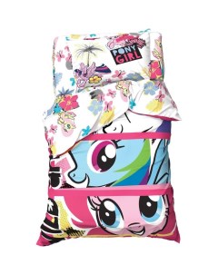 Постельное бельё 1,5 сп Pony girl My Little Pony 143*215 см, 150*214 см, 50*70 см -1 шт Hasbro