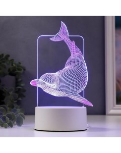 Светильник "Большой дельфин" LED RGB от сети Risalux