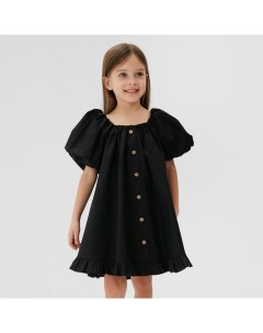 Платье детское "Cute", размер 32 (110-116см), черный Kaftan