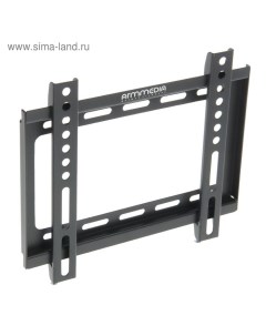 Кронштейн STEEL-5, для ТВ, фиксированный, 15-47", 20 мм от стены, черный Arm media