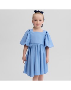 Платье для девочки, :Party Dress, цвет голубой, рост 128 см Minaku