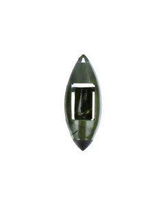 Груз-кормушка пластиковая PL CAMO BULLET WINDOW M, цвет камо, 60 г, 35 мл X-feeder