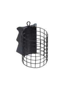 Груз-кормушка металлическая ME ALLIGATOR M GRID, цвет Matt Black, 110 г, 40 мл X-feeder