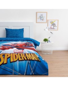 Пододеяльник Spider-Man, 143*215 см, 100 % хлопок, поплин Marvel