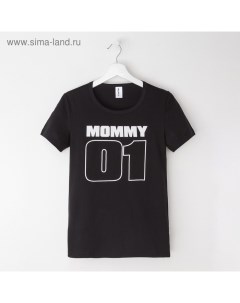 Футболка женская "Sport Family", чёрный, р. 48 Kaftan