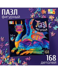 Фигурный пазл «Крылатый дракон», 168 деталей Puzzle time